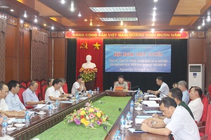 Hội nghị trực tuyến toàn quốc tổng kết công tác PCTT&TKCN năm 2018