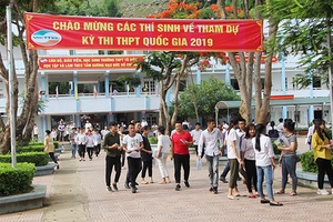 Hoàn thành ngày thi thứ nhất THPT Quốc gia 2019