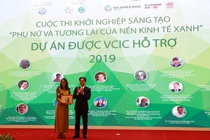 Trao giải Cuộc thi khởi nghiệp sáng tạo “Phụ nữ và tương lai của nền kinh tế xanh”