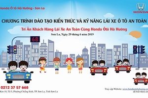 Honda Ôtô Hà Hường tổ chức Chương trình đào tạo kiến thức và kĩ năng lái xe ô tô an toàn và tri ân khách hàng thân thiết
