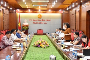 Đoàn công tác của Ủy ban Dân tộc làm việc tại tỉnh Sơn La