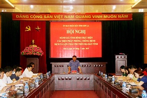 Hội nghị trực tuyến đánh giá tình hình thực hiện các biện pháp phòng, chống bệnh dịch tả lợn châu Phi trên địa bàn tỉnh