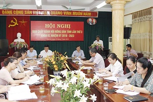 Hội nghị lần thứ 3 Ban Chấp hành Hội Nông dân tỉnh khóa IX