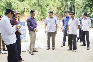 Đồng chí Phó Chủ tịch UBND tỉnh kiểm tra công tác phòng, chống bệnh dịch tả lợn châu Phi tại Phù Yên