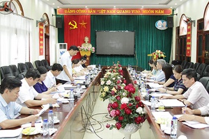 Tổ công tác 1169 làm việc với Sở Khoa học và Công nghệ