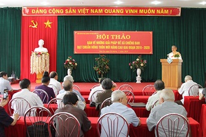 Hội Khoa học kinh tế tỉnh: Hội thảo bàn giải pháp để xã Chiềng Ban đạt chuẩn nông thôn mới nâng cao giai đoạn 2019-2020