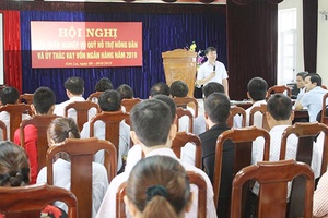 Hội nghị tập huấn nghiệp vụ Quỹ Hỗ trợ nông dân và ủy thác ngân hàng năm 2019