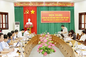 Ban Pháp chế HĐND tỉnh: Thẩm tra các nội dung trình Kỳ họp thứ mười, HĐND tỉnh khóa XIV