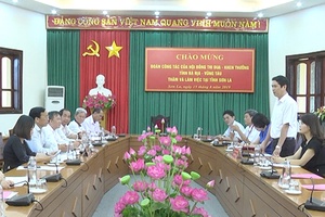 Đoàn công tác của Hội đồng Thi đua - Khen thưởng tỉnh Bà Rịa - Vũng Tàu thăm và làm việc tại tỉnh Sơn La