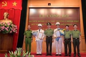 Thủ tướng Chính phủ bổ nhiệm hai Thứ trưởng Bộ Công an
