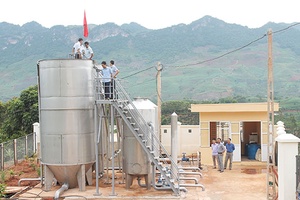 Đáp ứng nhu cầu nước sinh hoạt hợp vệ sinh cho nhân dân