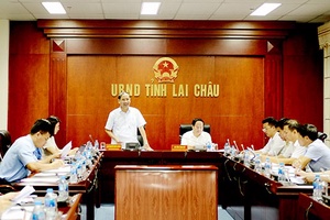 Lãnh đạo tỉnh Sơn La trao đổi kinh nghiệm với tỉnh Lai Châu về Chương trình cấp điện nông thôn