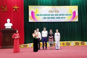 Vân Hồ: Hội thi cán bộ khuyến học giỏi huyện lần thứ nhất, năm 2019