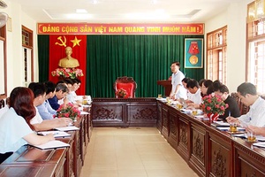 Tổ công tác 1169 của UBND tỉnh làm việc với Thanh tra tỉnh