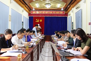 Tổ công tác 1169 của UBND tỉnh làm việc với  Sở Nông nghiệp và Phát triển nông thôn