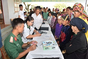 Chương trình “Hành quân xanh - Biên giới trong trái tim tuổi trẻ LLVT” năm 2019