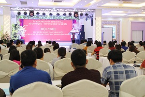Sở Lao động-Thương binh và Xã hội: Hội nghị tập huấn nâng cao năng lực cho cán bộ làm công tác bình đẳng giới
