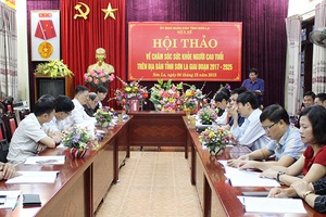 Hội thảo về chăm sóc sức khỏe người cao tuổi trên địa bàn tỉnh giai đoạn 2017-2025