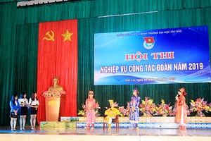 Đoàn TNCS Hồ Chí Minh Trường Đại học Tây Bắc: Hội thi nghiệp vụ công tác Đoàn năm 2019