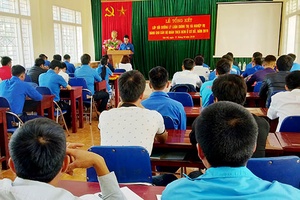 Trung tâm Bồi dưỡng chính trị huyện Vân Hồ: Bồi dưỡng lý luận chính trị và nghiệp vụ cho 70 cán bộ đoàn cơ sở năm 2019