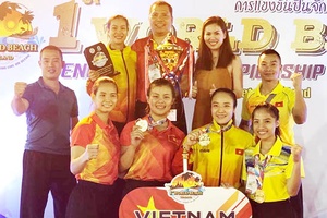 VĐV Quàng Thị Thu Nghĩa giữ vững ngôi vô địch pencak silat thế giới hạng cân 70-75