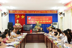 Hội LHPN tỉnh: Hội thảo chuyên đề tập hợp thu hút hội viên phụ nữ
