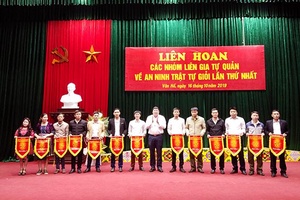 Vân Hồ: Liên hoan các nhóm liên gia tự quản về an ninh trật tự giỏi lần thứ nhất, năm 2019