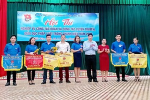 Bắc Yên: Hội thi nghiệp vụ công tác Đoàn và công tác tuyên truyền, giáo dục pháp luật trong thanh niên