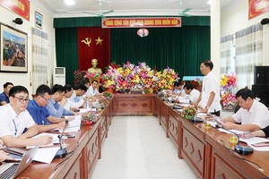 Tổ công tác 1169 của UBND tỉnh làm việc với Sở Xây dựng