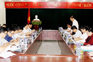 Tổ công tác 1169 của UBND tỉnh làm việc với huyện Mường La, Quỳnh Nhai