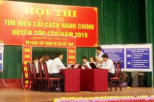 Sốp Cộp: Hội thi “Tìm hiểu cải cách hành chính” năm 2019