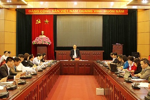 Họp bàn phương án dự toán ngân sách các đơn vị năm 2020