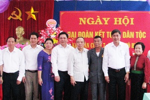 Các địa phương trong tỉnh tổ chức Ngày hội đại đoàn kết toàn dân tộc