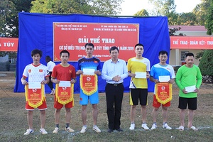 Giải thể thao Cơ sở điều trị nghiện ma túy tỉnh năm 2019