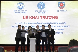 Khai trương cơ sở dữ liệu chuyên ngành bảo hiểm xã hội