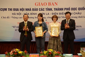 Giao ban Cụm thi đua Hội Nhà báo các tỉnh, thành phố dọc quốc lộ 6 năm 2019