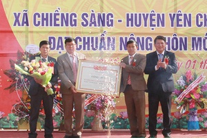 Lễ công bố xã Chiềng Sàng đạt chuẩn nông thôn mới