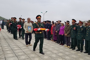 Vân Hồ: Lễ đón nhận, truy điệu và an táng hài cốt liệt sỹ