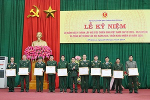 Hội Cựu chiến binh Thành phố, Thuận Châu: Kỷ niệm 30 năm ngày thành lập Hội Cựu chiến binh Việt Nam và tổng kết công tác hội năm 2019