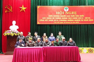 Hội Người cao tuổi huyện Vân Hồ: Biểu dương người cao tuổi tiêu biểu xây dựng hệ thống chính trị 