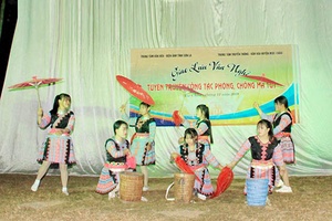 Giao lưu văn nghệ tuyên truyền công tác phòng chống ma túy