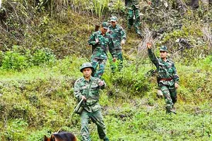 Trung úy biên phòng hết lòng vì công việc