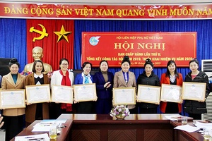 Hội LHPN tỉnh: Tổng kết công tác Hội năm 2019, triển khai nhiệm vụ năm 2020