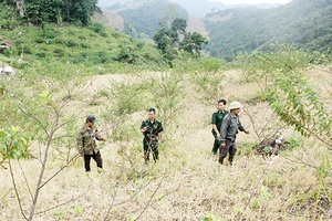 Thắm tình quân dân nơi biên giới