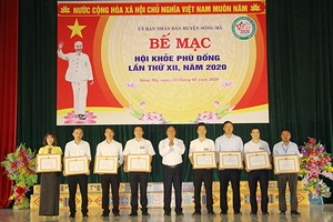 UBND huyện Sông Mã: Bế mạc Hội khỏe Phù Đổng lần thứ XII, năm 2020