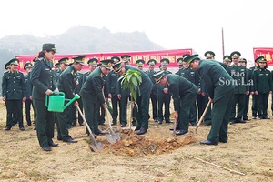 Bộ Chỉ huy BĐBP, Công an tỉnh: Phát động “Tết trồng cây đời đời nhớ ơn Bác Hồ”
