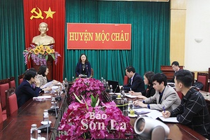 Thường trực HĐND tỉnh làm việc tại huyện Mộc Châu