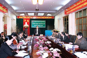 Ban Đại diện HĐQT Ngân hàng chính sách xã hội tỉnh:  Phiên họp quý IV năm 2016