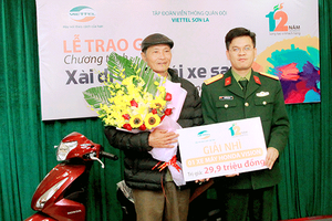 Viettel Sơn La: Trao thưởng chương trình “Xài di động, lái xe sang”