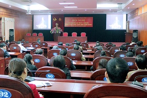 Hội nghị Báo cáo viên trực tuyến tháng 2